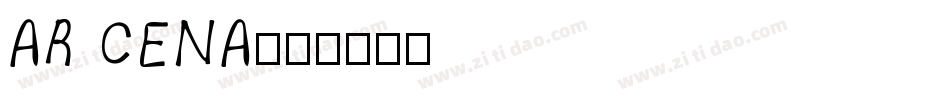 AR CENA字体转换